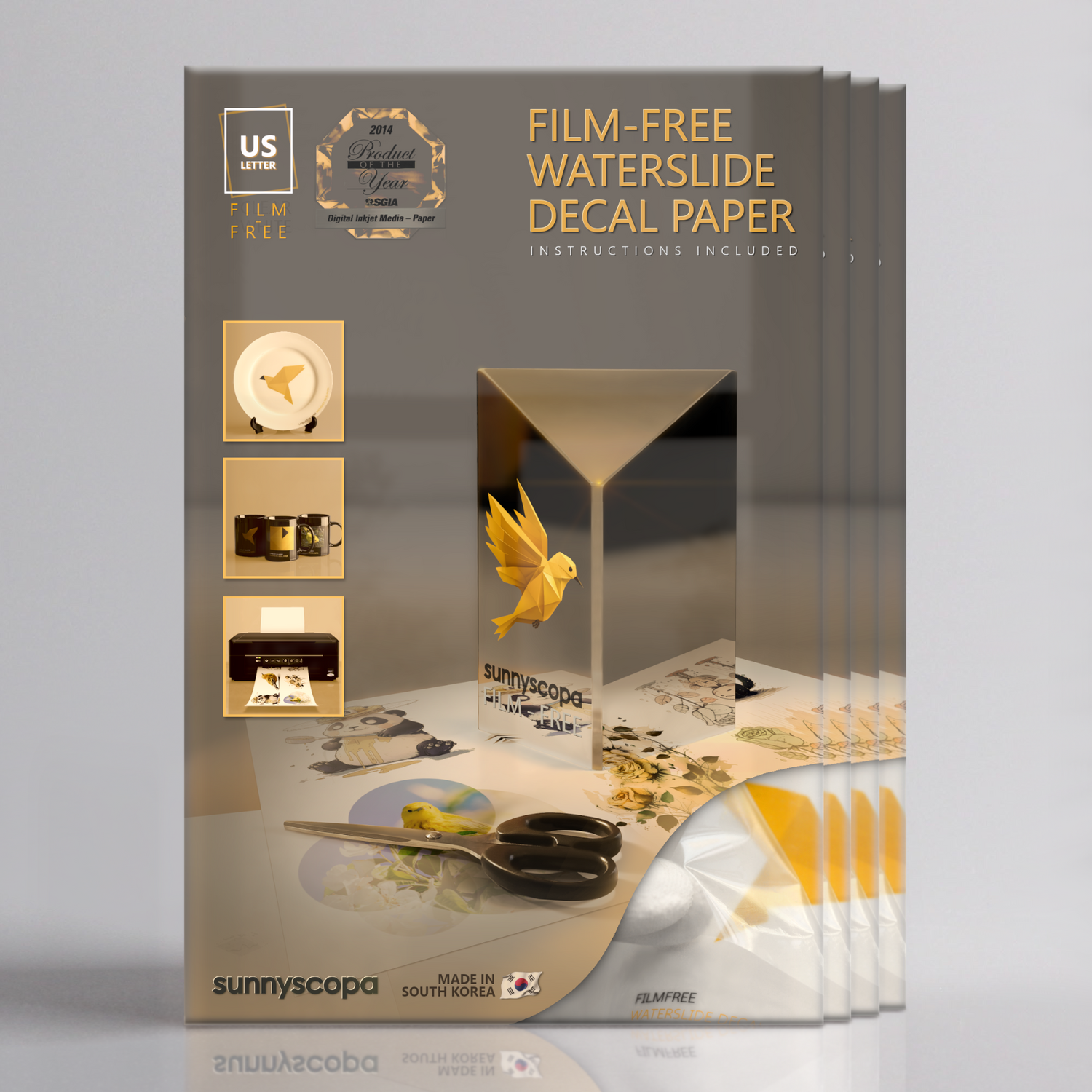 What is Film-Free Decal Paper?